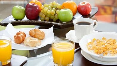 allowed and prohibited foods for gastritis